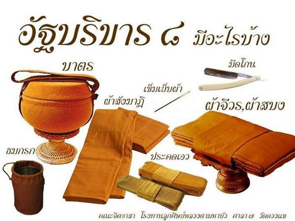 อัฏฐบริขาร 8